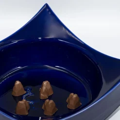 Ciotola Wave Bonbon Bianco e Blu di Cristian Visentin