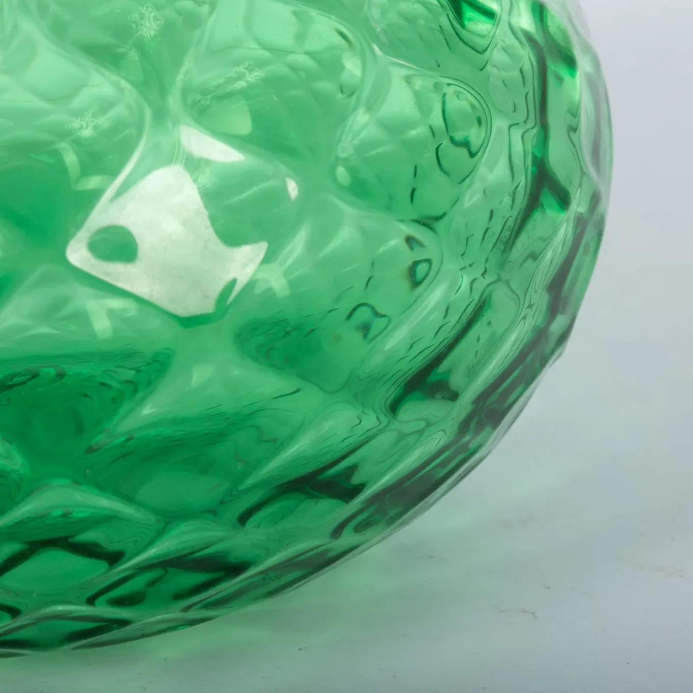 Cipolla Balloton Vaso verde con bordo blu