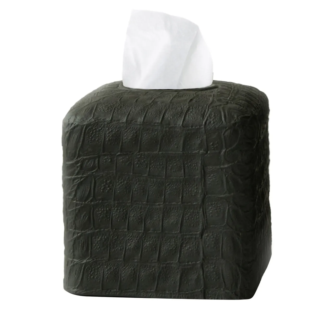 COCCO TISSUE BOX - NERO OPACO