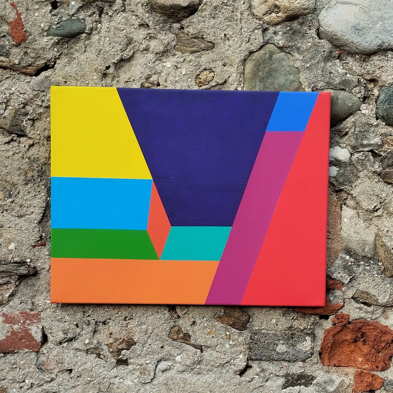 Color Spaces Albirit Pittura acrilica su tela