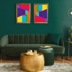 Color Spaces Albirit Pittura acrilica su tela