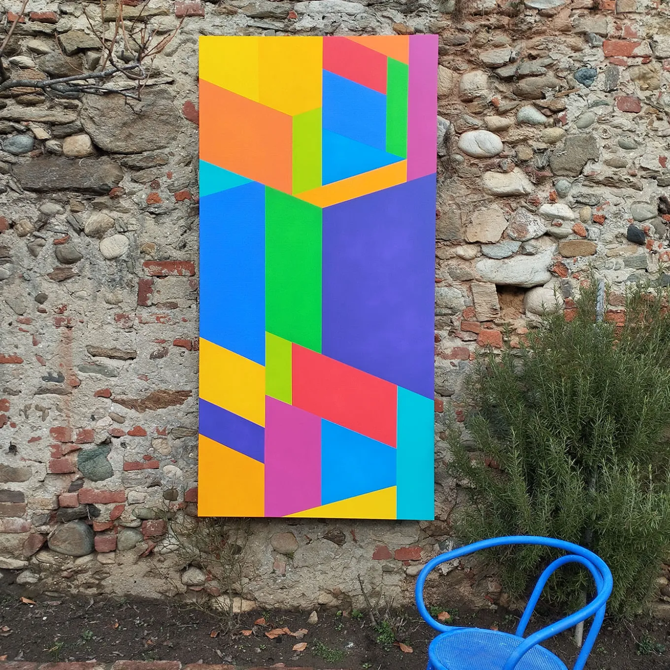 Color Spaces Allegria Pittura acrilica su tela