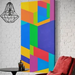 Color Spaces Allegria Pittura acrilica su tela