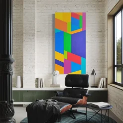 Color Spaces Allegria Pittura acrilica su tela