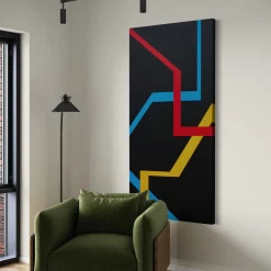 Color Spaces Le Tre Vie Pittura acrilica su tela