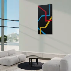 Color Spaces Le Tre Vie Pittura acrilica su tela