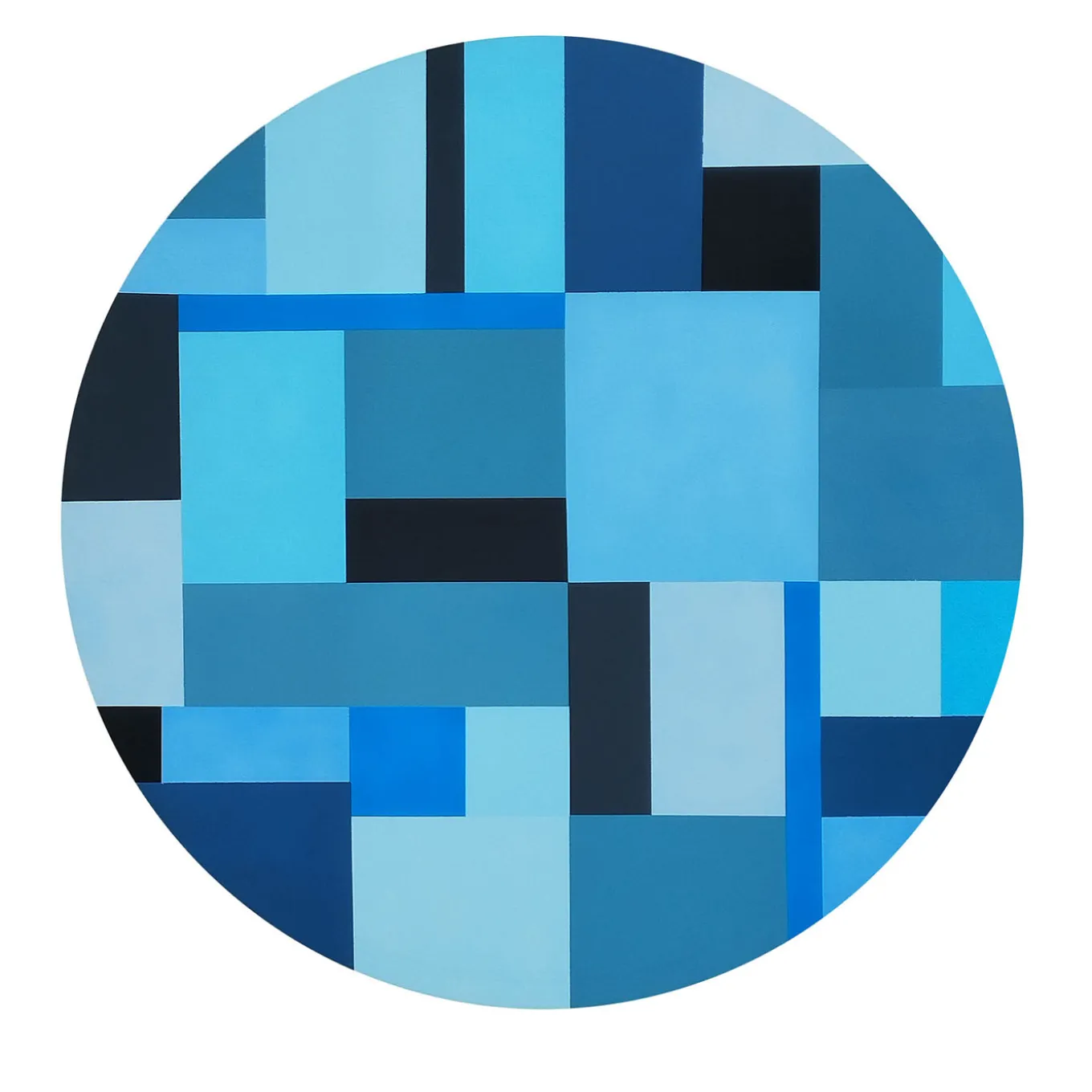 Color Spaces Rhythm and Blues Pittura acrilica su tela