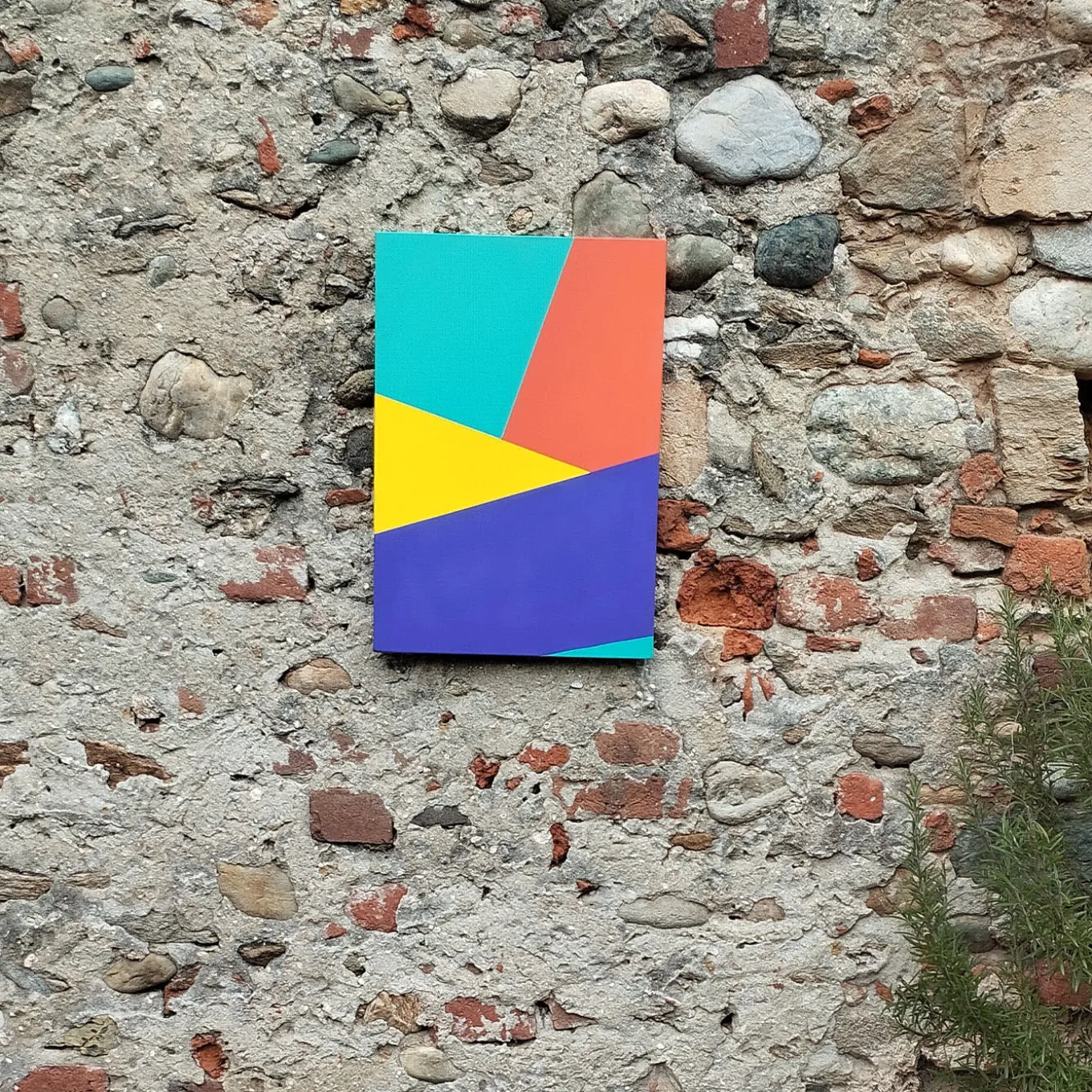 Color Spaces Silikon Pittura acrilica su tela