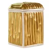 CONTENITORE IN BAMBÙ - ORO