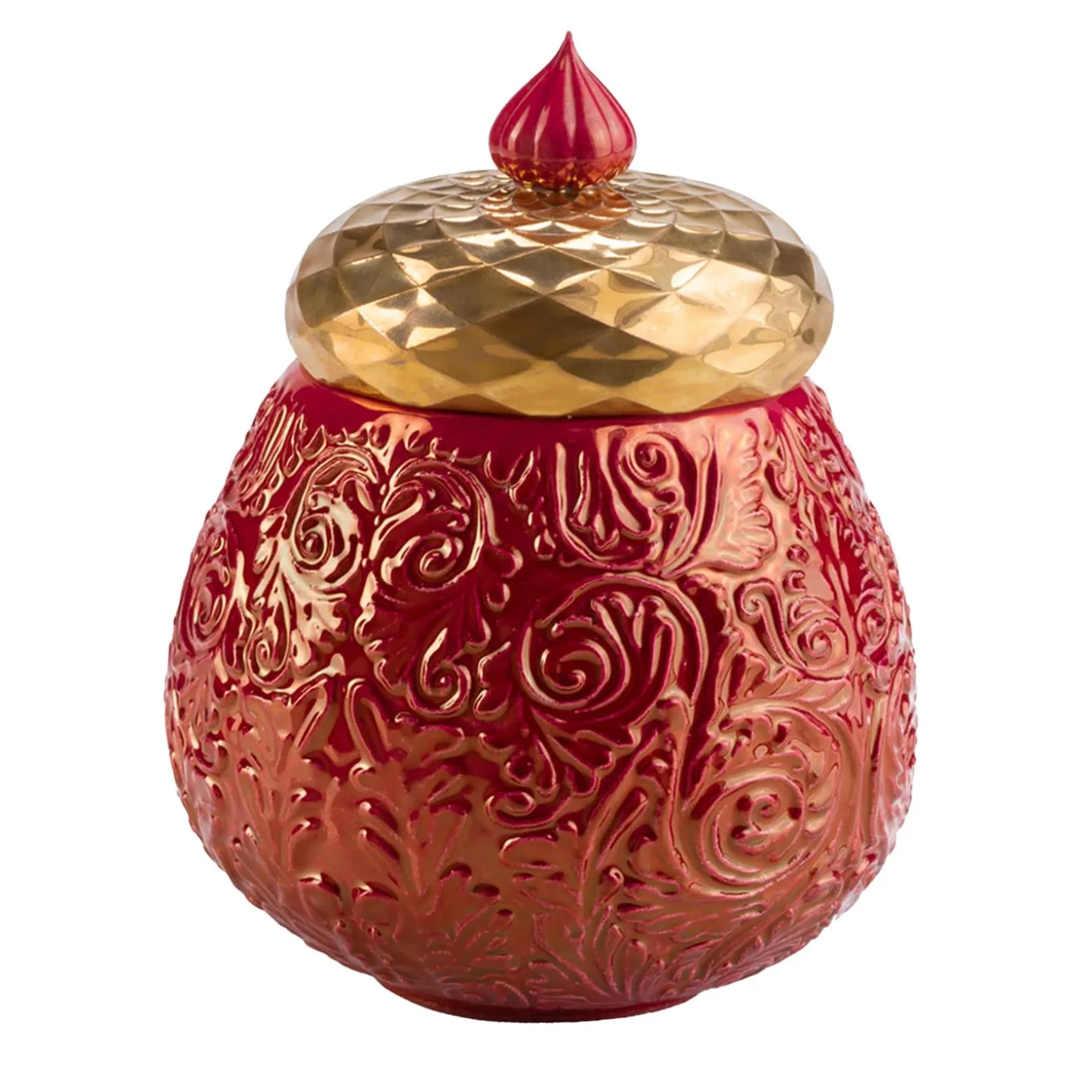 COPERCHIO PER CANDELA ALIDA AMOUR - ROSSO