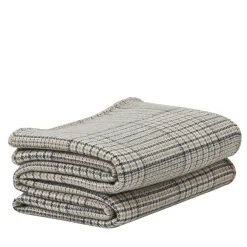 Coperta Babette double-face a quadri piccoli