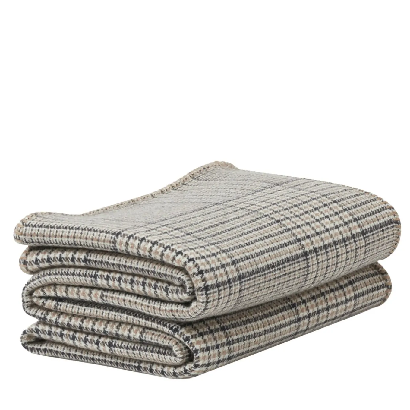 Coperta Babette double-face a quadri piccoli