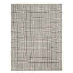 Coperta Babette double-face a quadri piccoli