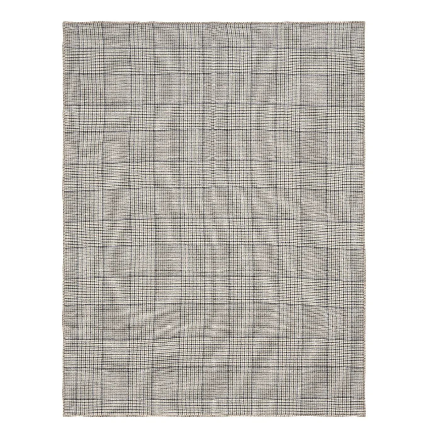 Coperta Babette double-face a quadri piccoli