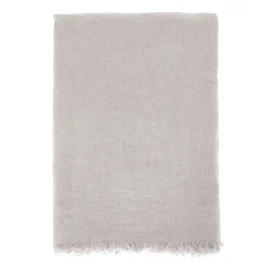 Coperta Canvas in lino beige