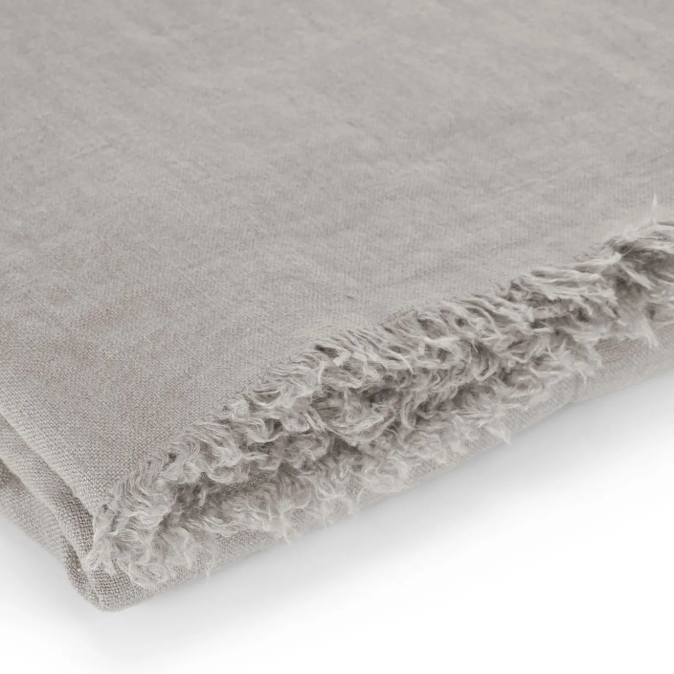 Coperta Canvas in lino beige