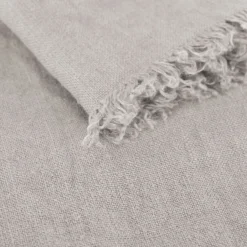 Coperta Canvas in lino beige