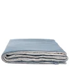 Coperta di lino a pois blu chiaro