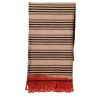 Coperta Formia a righe policrome in cashmere e seta