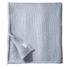 Coperta grande in cashmere grigio
