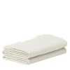 Coperta piccola Melrose con frange bianche