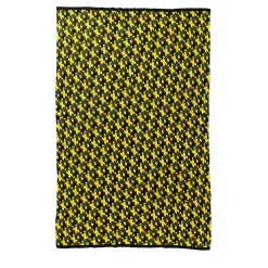 Coperta Plaid Lana 01 a motivi gialli e grigi di Giulio Iacchetti