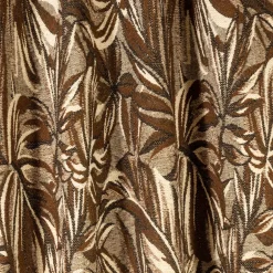 Coperta Struggimento con frange e motivi botanici