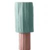 Coppa Ninfea Corteccia Rosa e Azzurro