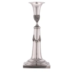 Coppia di candelabri in argento sterling del 1860