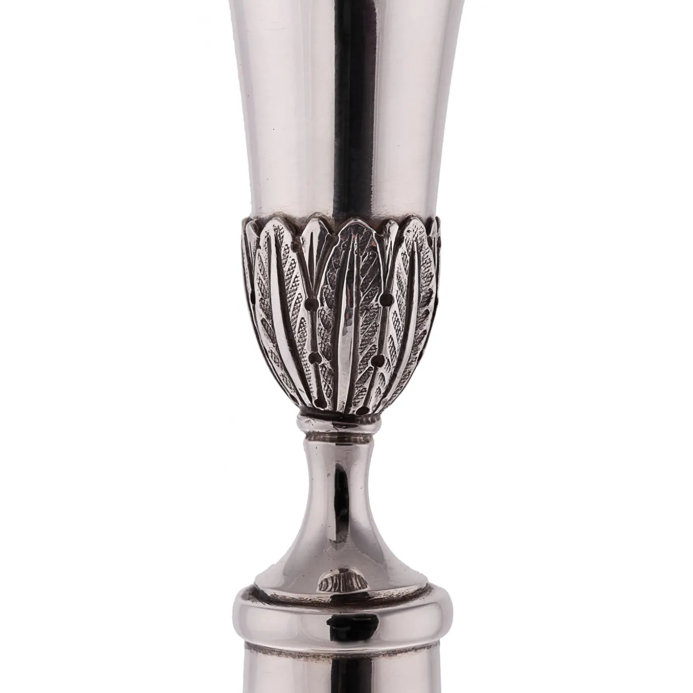 Coppia di candelabri in argento sterling del 1860