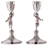 Coppia di candelieri Pitti in argento sterling