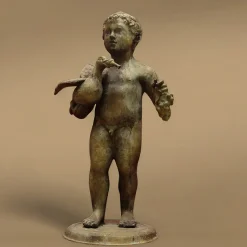 Coppia di sculture Cherubini in bronzo