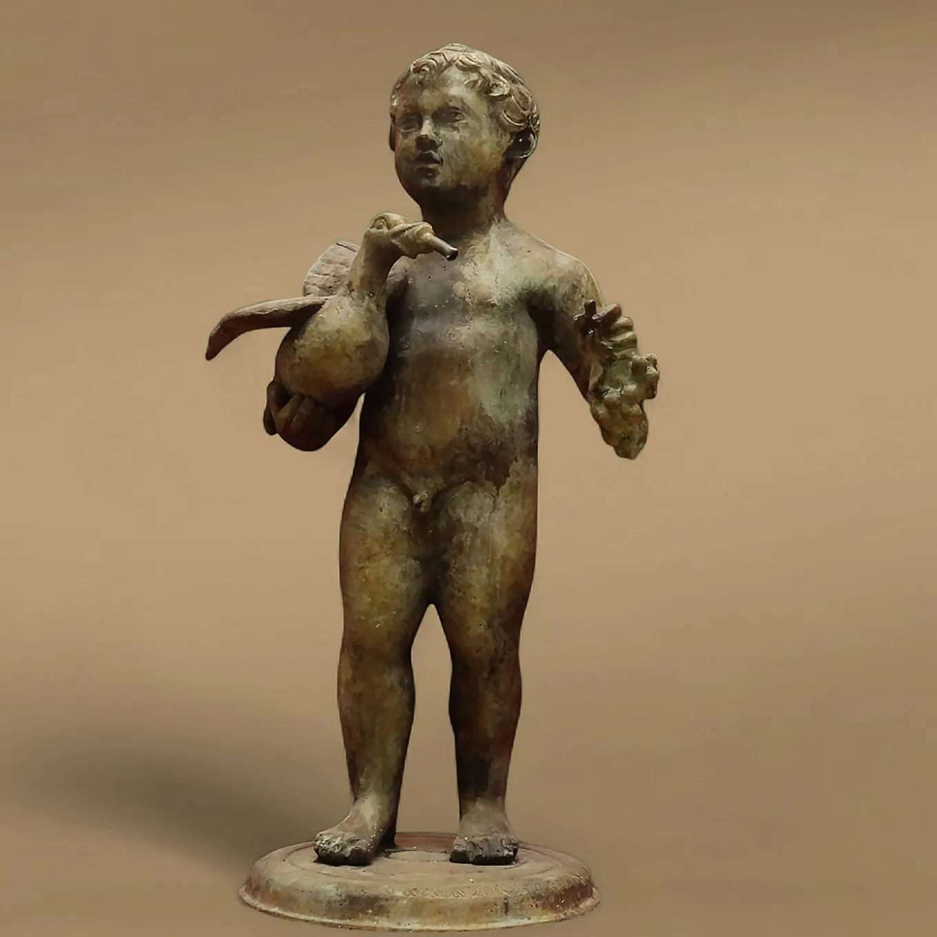 Coppia di sculture Cherubini in bronzo