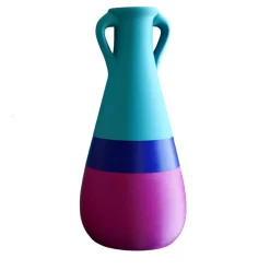 Cornelia XXL Anfora blu fucsia e azzurra #2