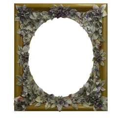 Cornice con boccioli di violetta
