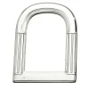 Cornice d'argento a forma di arco con colonne