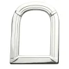 Cornice d'argento a forma di arco