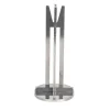 Crocera19 Portacandele in acciaio inox