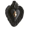 CUORE IN CERAMICA NERA BAD ROMANCE