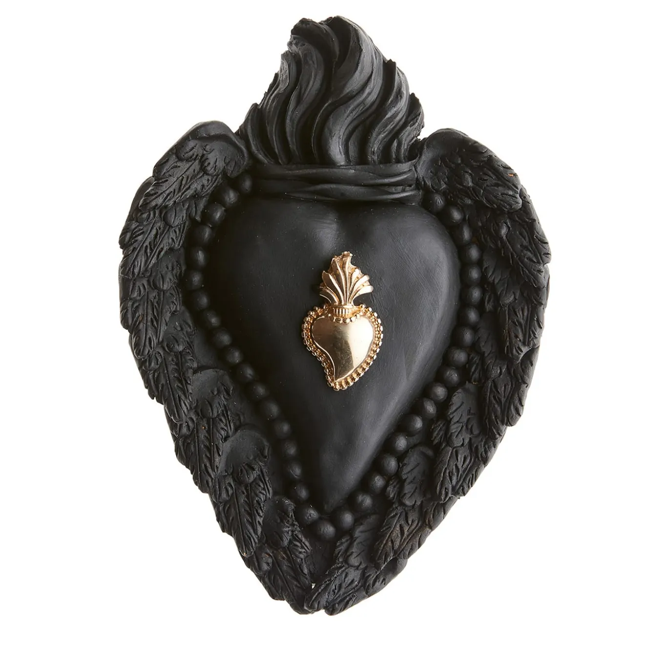CUORE IN CERAMICA NERA BAD ROMANCE