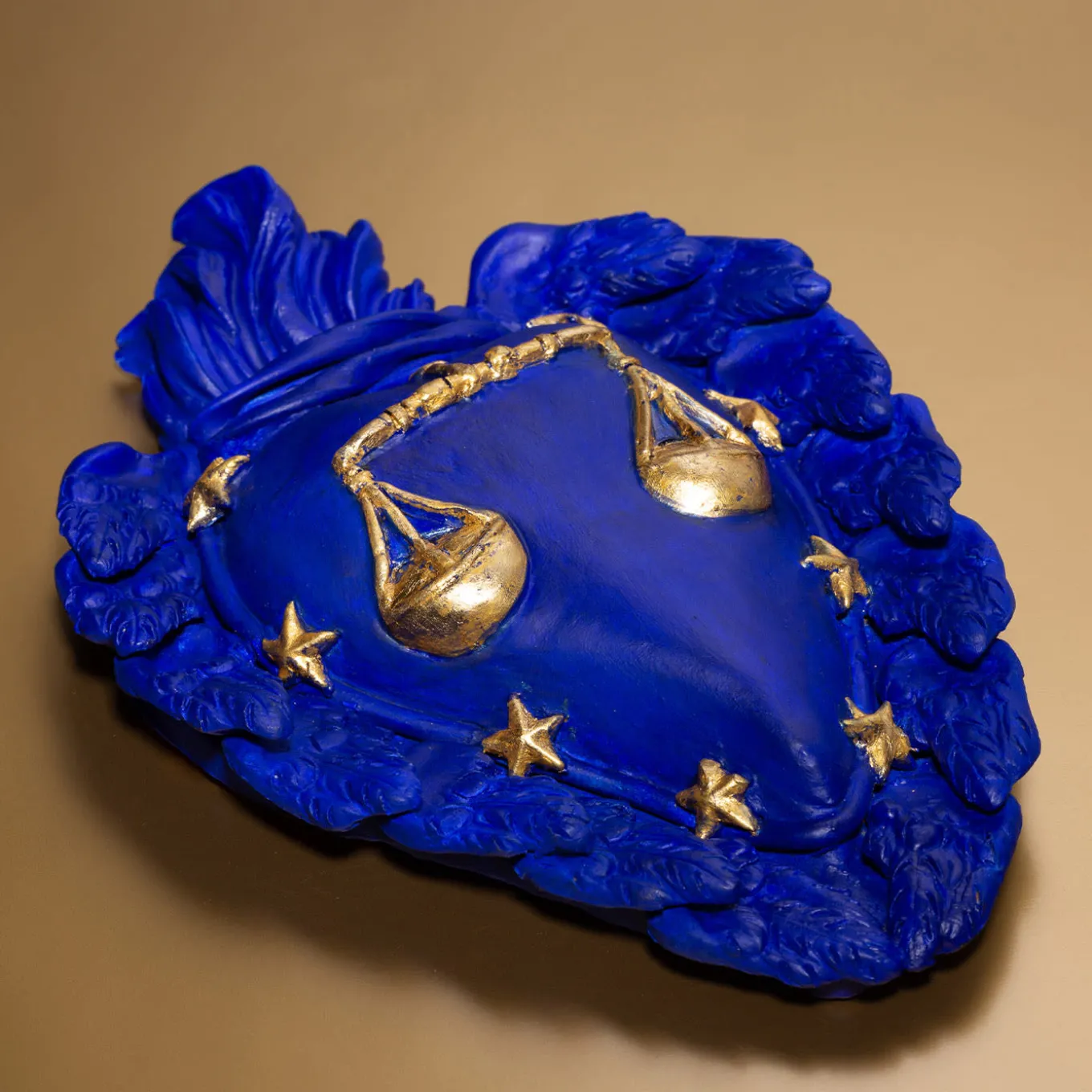 Cuore in ceramica Zodiaco Libra