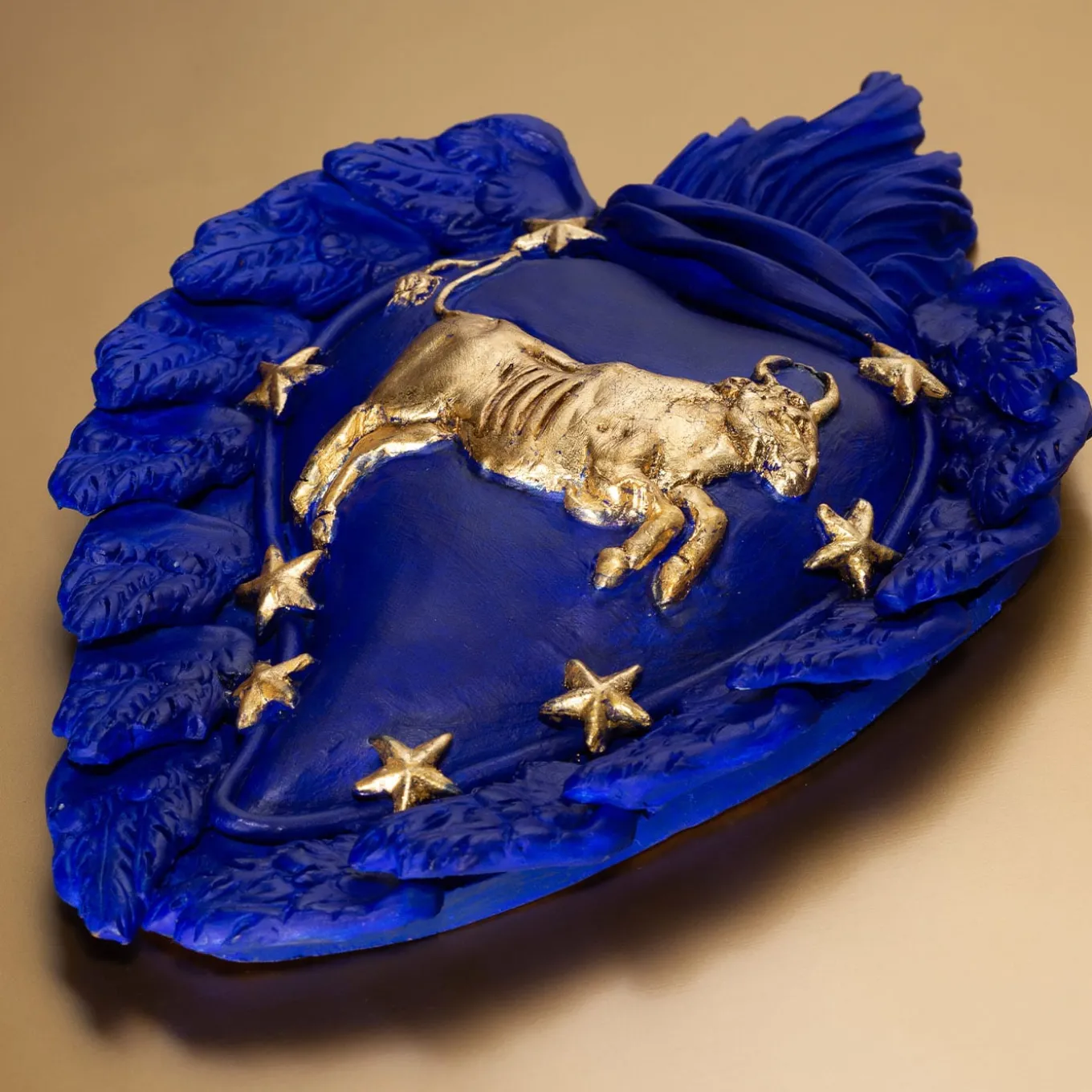 Cuore in ceramica Zodiaco Taurus
