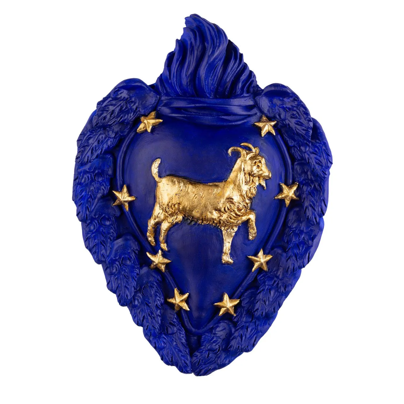 Cuore in ceramica Zodiaco Capricorno