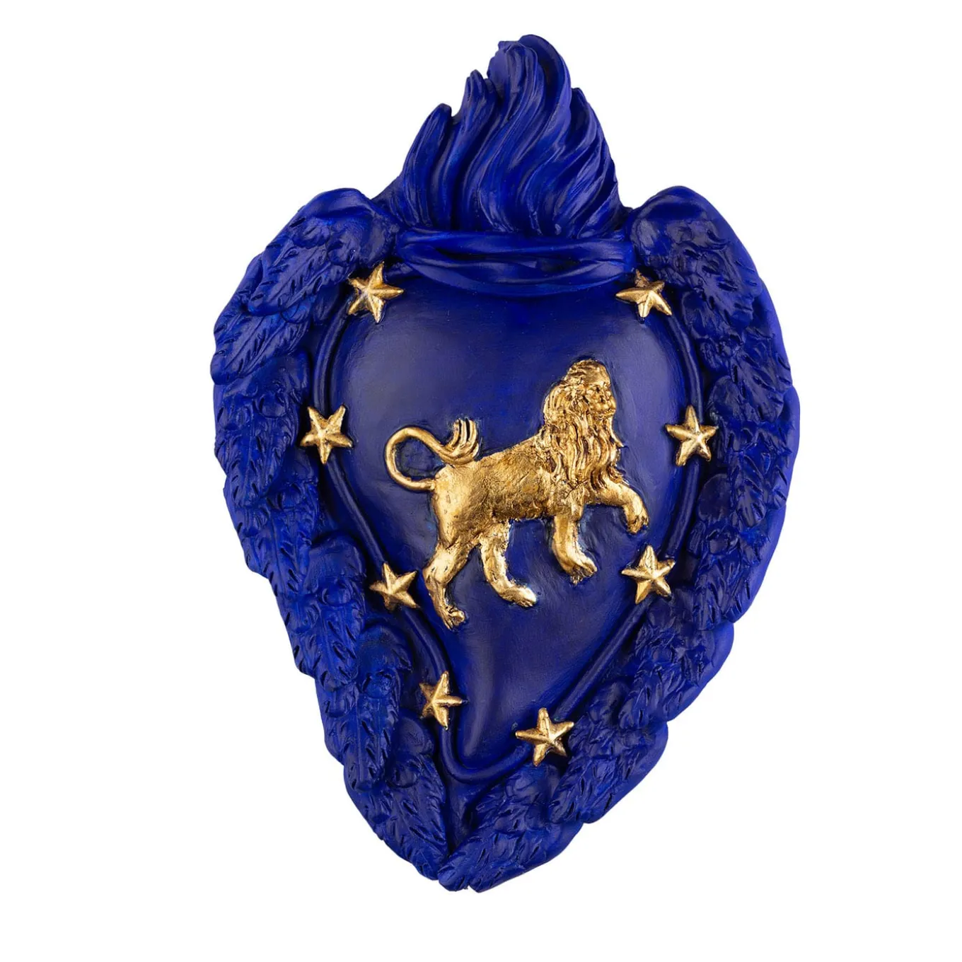 Cuore in ceramica Zodiaco Leo