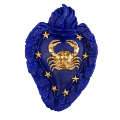Cuore in ceramica Zodiaco Cancer