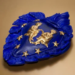 Cuore in ceramica Zodiaco Gemini