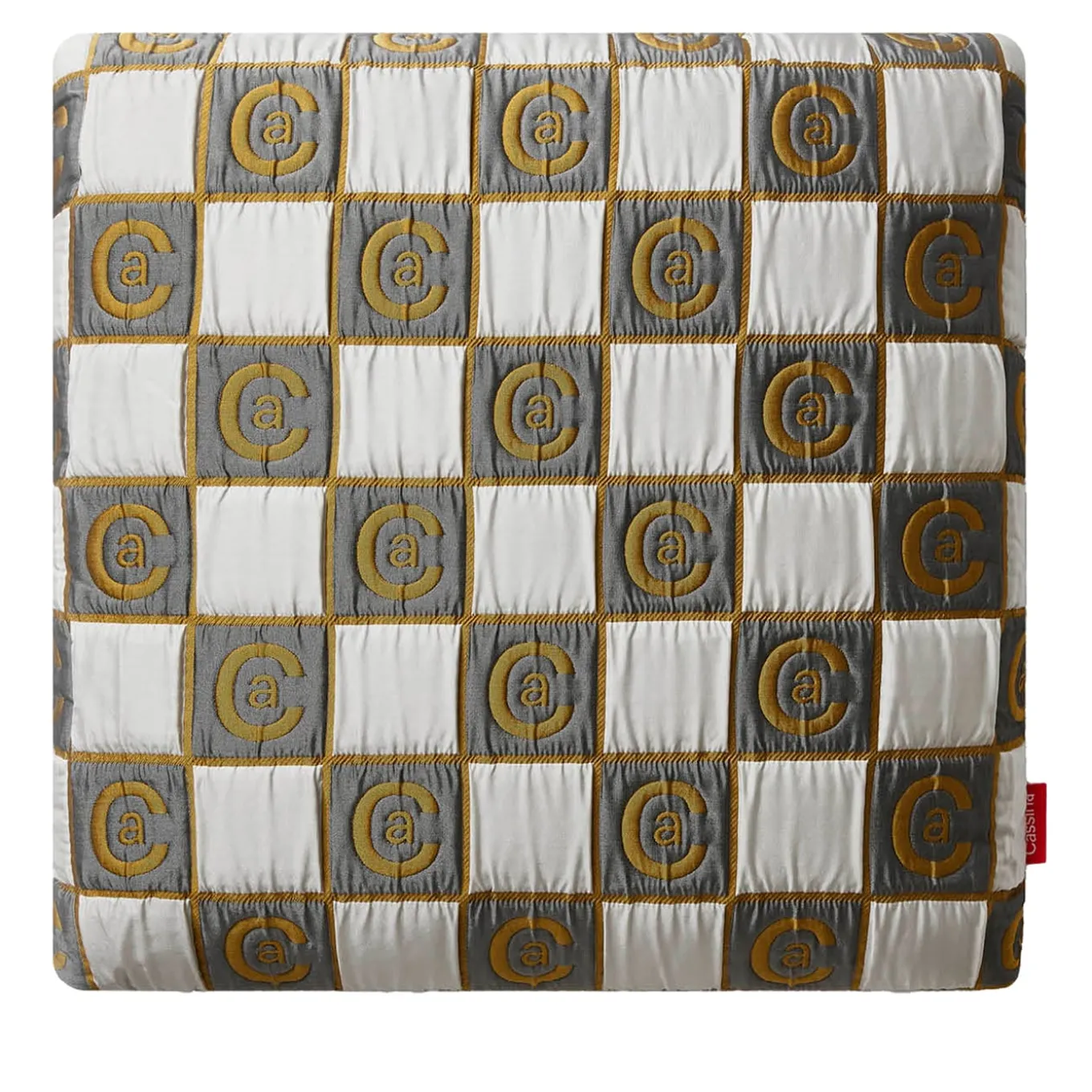 Cuscini decorativi con cornice a scacchi #1