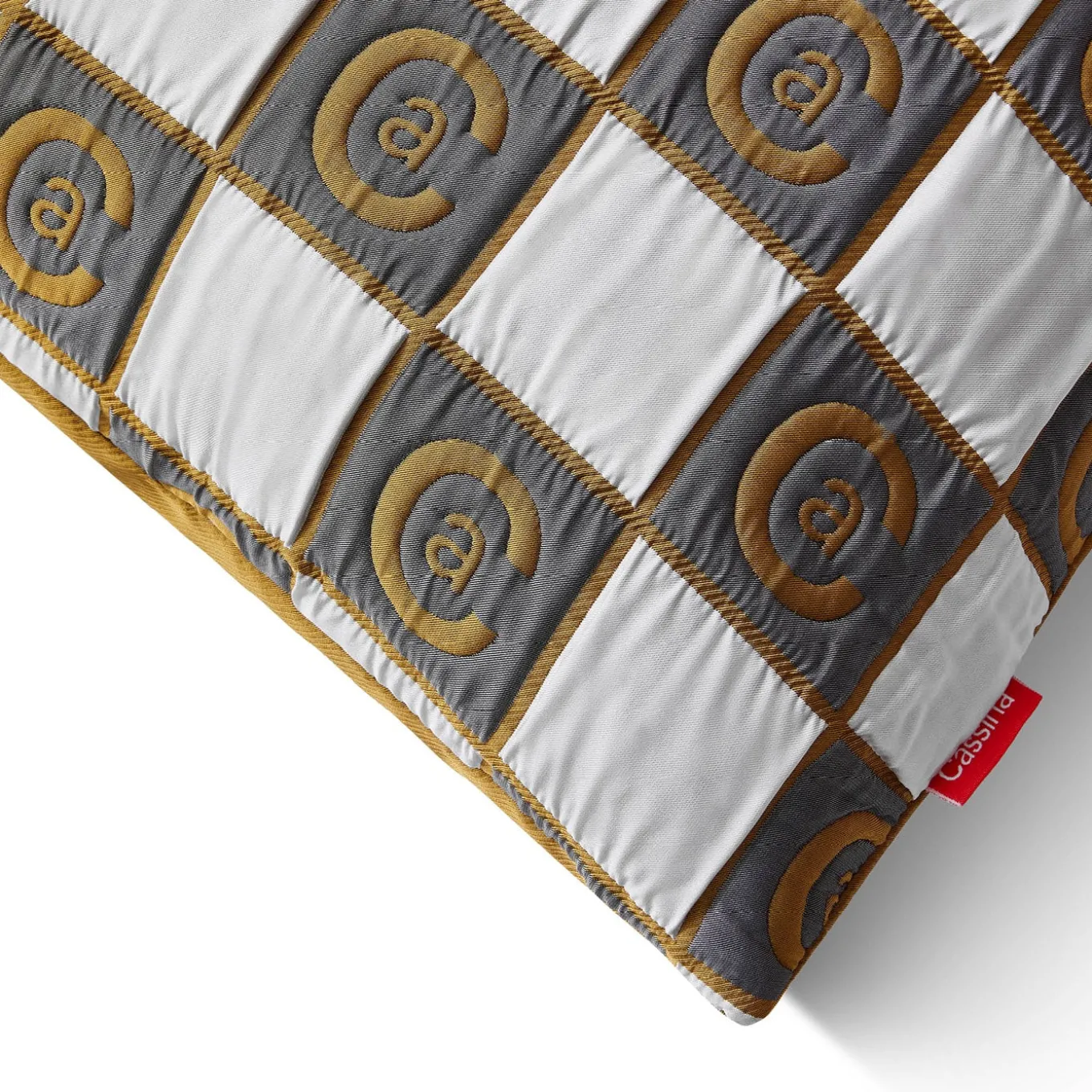 Cuscini decorativi con cornice a scacchi #1