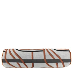 Cuscino a rullo terracotta in tessuto Les Intrigues