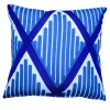 Cuscino blu Pettine